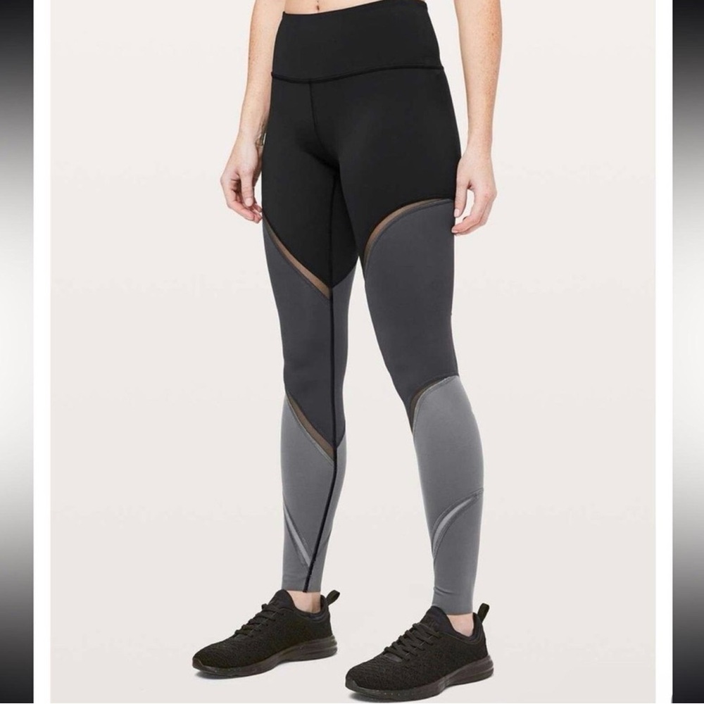 Lululemon Colour Me Ombre leggings
Black and gray